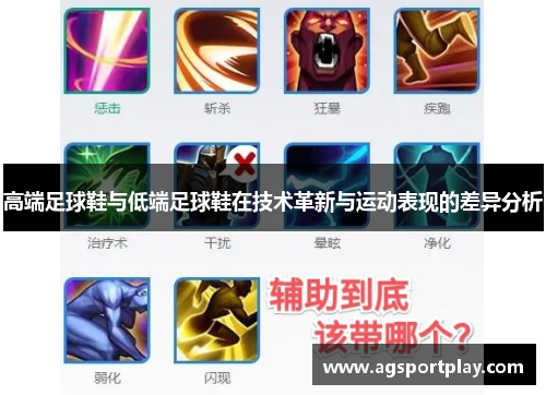 高端足球鞋与低端足球鞋在技术革新与运动表现的差异分析